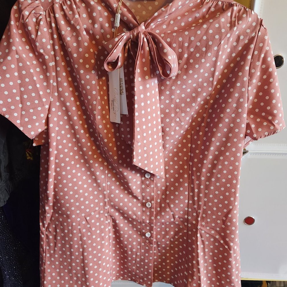 Polka Dot Blouse